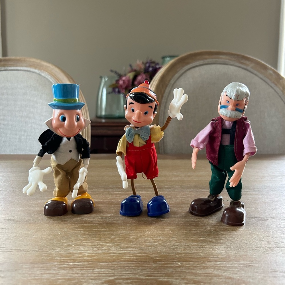 Vintage Disney Pinocchio Figurines